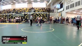 113 lbs Semifinal - Nate Hale, VALLEY FORGE vs Alex Ely, ROOTSTOWN