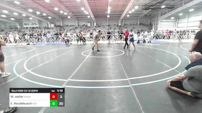 160 lbs Rr Rnd 1 - Wesley Weller, Mat Assassins vs Evan Roudebusch, Indiana Outlaws White