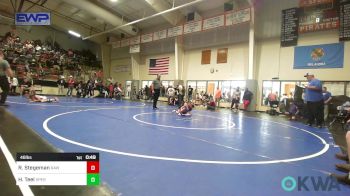 46 lbs Consi Of 4 - Riley Stegeman, Raw Wrestling Club vs Hudson Teel, Sperry Wrestling Club