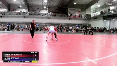 125 lbs Cons. Semi - EmmaLyn Burnett, Missouri vs Alivia Bottoms, Missouri