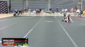 80 lbs Round 2 (10 Team) - Bentley Marks, Noke Wrestling RTC vs Camden Palmer, Hanover Hawkeye