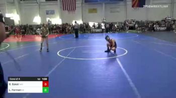 62 lbs Consi Of 4 - Braxton Baker, Mat Demon WC vs Lucas Forman, Nevada Elite