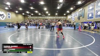 155 lbs Cons. Round 2 - Mariuel Ramirez, Ernest Righetti vs Lucy Cazares, Centennial
