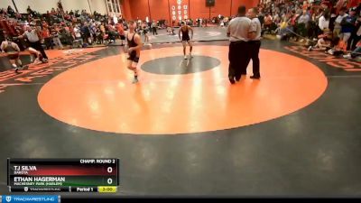 126 lbs Champ. Round 2 - Ethan Hagerman, Machesney Park (HARLEM) vs Tj Silva, DAKOTA