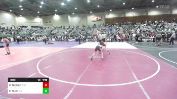 78 lbs Semifinal - Chayton Nielsen, Spring Hills Wrestling vs Princeton Nunn, Elk Grove Wr Acd
