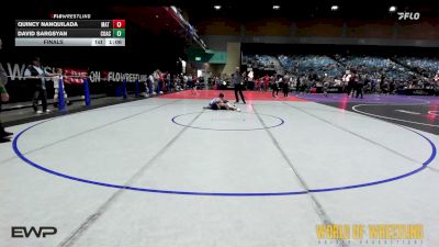 90 lbs Final - Quincy Nanquilada, Mat Demon Wrestling Club vs David Sargsyan, CoachKwrestling