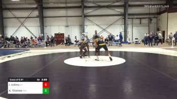 Consolation - Isaiah Collins, American International vs Kevin Thomas, Plymouth