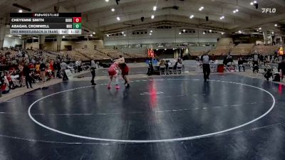 235 lbs 2nd Wrestleback (8 Team) - Abagail Cromwell, Maryville High School vs Cheyenne Smith, Knoxville Halls High School