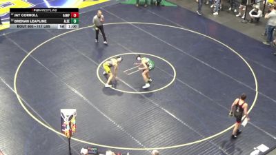117 lbs Consi Of 16 #1 - Jay Corroll, Hampton vs Brenan Leapline, Albert Gallatin