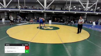 197 lbs Quarterfinal - Gabe Christenson, Virginia-Unattached vs Lucas Cochran, Penn State University-Unattached