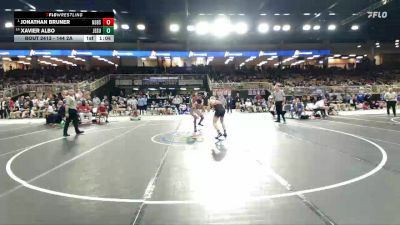 144 2A 1st Place Match - Jonathan Bruner, New Smyrna Beach Sr H S vs Xavier Albo, Jesuit