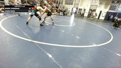 144 lbs Cons. Round 2 - Daniel Cardenas, La Mirada vs Jason Saito, Canyon