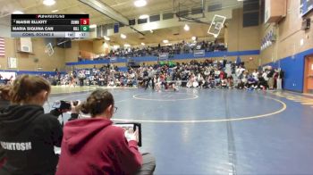 100lbs Cons. Round 8 - Maria Siquina Can, Hillsboro (Girls) vs Maisie Elliott, Sumner (Girls)