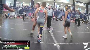 75 lbs Round 5 (8 Team) - Gage Richardson, Storm Wrestling Center vs William Singer, Oklahoma Stealth