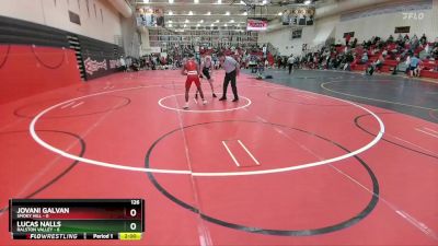 126 lbs Round 3 (4 Team) - Jovani Galvan, Smoky Hill vs Lucas Nalls, Ralston Valley