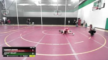 126 lbs Cons. Round 4 - Xander Graves, Threestyle Wrestling Of Oklahoma vs Emmet Kelley, HWC