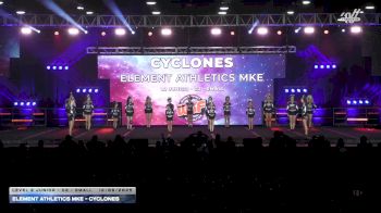 Element Athletics MKE - Cyclones [2025 L2 Junior - D2 - Small 12/06/2025] 2025 WSF Grand Nationals