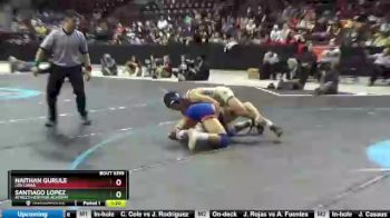 5A 145 lbs 1st Place Match - Santiago Lopez, Atrisco Heritage Academy vs Naithan Gurule, Los Lunas