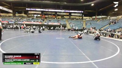 184 lbs Cons. Round 2 - Thomas Ketchen-Carter, Cumberlands vs 16 Karim Shakur, Missouri Valley