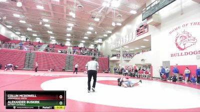 150 lbs 3rd Place Match - Alexander Buskirk, Detroit Catholic vs Collin McDowell, Arrowhead Union