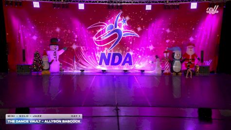 The Dance Vault - Allyson Babcock [2025 Mini - Solo - Jazz Day 1] 2025 NDA Houston Regional