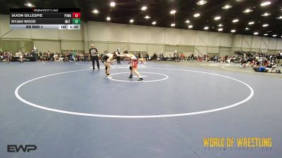125 lbs Rr Rnd 1 - Jaxon Gillespie, POWA 14U vs Nyjah Wood, Mat Warriors 14U