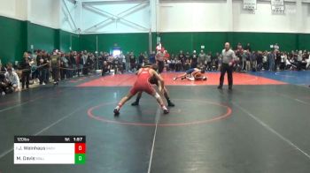 120 lbs Prelims - Jared Weinhaus, Sachem East vs Matt Davis, Wallkill