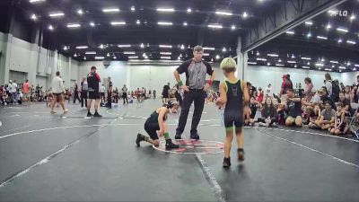 52 lbs Round 5 (8 Team) - Troy Pittman, Pedraza vs Micha Messina, Level Up Wrestling