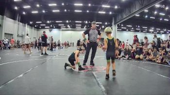 52 lbs Round 5 (8 Team) - Troy Pittman, Pedraza vs Micha Messina, Level Up Wrestling