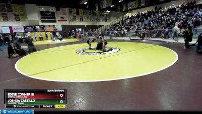 53 lbs Quarterfinal - Eddie Conner Iii, Cobras Wrestling vs Joshua Castillo, Hi Desert Swarm