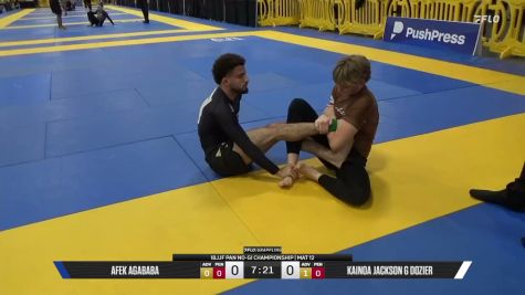 Kainoa Jackson G Dozier vs Afek Agababa 2026 Pan IBJJF Jiu-Jitsu No-Gi Championship