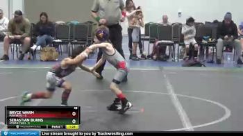 48 lbs Round 2 (8 Team) - Sebastian Burns, Xtreme Team vs Bryce Warm, Mavericks