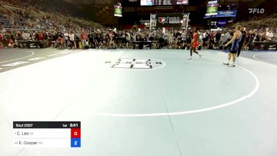 120 lbs Rnd Of 32 - Cadell Lee, VA vs Easton Cooper, WI