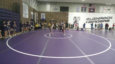 100 lbs Round 1 (6 Team) - Sawyer Wilson, Renegades vs Lila LaDuke, Wright