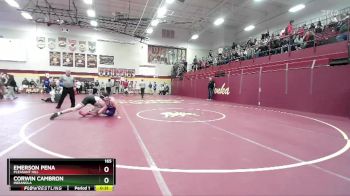 165 lbs Cons. Round 3 - Emerson Pena, PLEASANT HILL vs Corwin Cambron, INDIANOLA