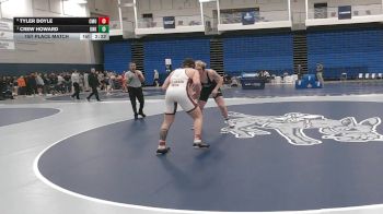 285 lbs 1st Place Match - Crew Howard, Nebraska-Kearney vs Tyler Doyle, Colorado Mesa