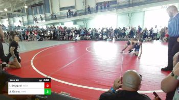 70 lbs Quarterfinal - Izelia Boggust, Yucaipa Thunder WC vs Julian Quiroz, Threshold WC