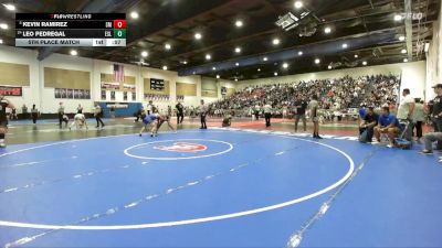 157 Boys 5th Place Match - Leo Pedregal, Eastlake vs Kevin Ramirez, San Marcos