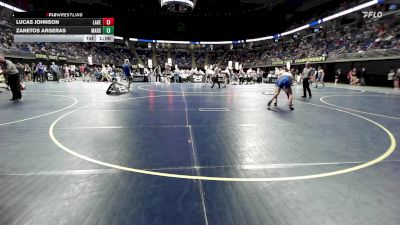 124 lbs Consy 1 - Lucas Johnson, Lakeview vs Zanetos Argeras, Mars