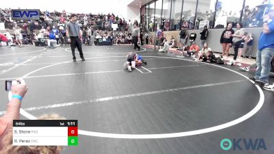 64 lbs Rr Rnd 3 - Slade Stone, Piedmont vs Ralph Perez, Cowboy Wrestling Club