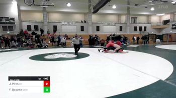 285 lbs Quarterfinal - Joao Pedro Pires, Catholic Memorial vs Frank Gouveia, North Andover