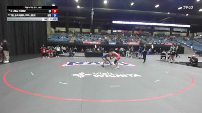 110 lbs Champ. Round 2 - 5 Lita Cruz, Grand View vs Telsarina Walter, Eastern Oregon