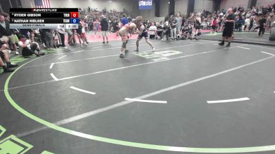 150 lbs Semifinal - Ryder Gibson, Teknique Wrestling vs Nathan Nielsen, Team Alpha Wrestling