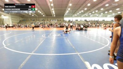 75 lbs Rr Rnd 2 - Finn Beattie, Indiana Outlaws Green vs Caiden Whitmore, 84 Athletes