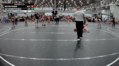 84 lbs Semis (4 Team) - Matteo Danise, Mat Assassins Grey vs Jax Wawrzynowicz, CTWHALE