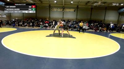 193 lbs Round Of 16 - Jay Singer, Faith Christian (PA) vs Jackson Naven, Frontier