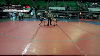 6A 126 lbs Cons. Round 1 - Jake Johnson, Buckhorn vs Drew Bensinger, Pell City