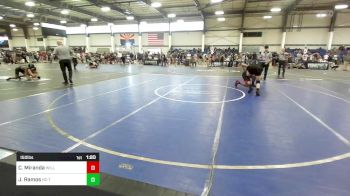 150 lbs Round Of 16 - Carlos Miranda, Williams Field vs Joseph Ramos, No Team