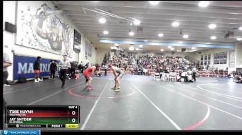 160 lbs Quarterfinal - Tobe Huynh, Westminster vs Jay Snyder, El Modena
