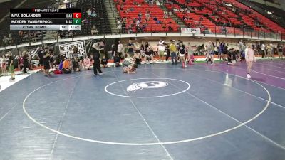 120 lbs Cons. Semis - Mya Bolander, Idaho vs Hayden Vanderpool, Alaska